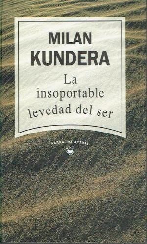 Milan Kundera: La insoportable levedad del ser. (2006, Tusquets Editores)