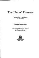 Michel Foucault: The History of Sexuality, Volume 2 (1985, Pantheon)