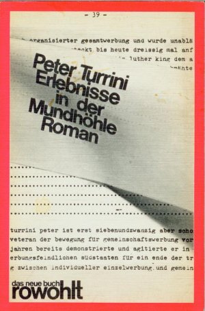 Peter Turrini: Erlebnisse in der Mundhöhle (Paperback, German language, 1972, Rowohlt)