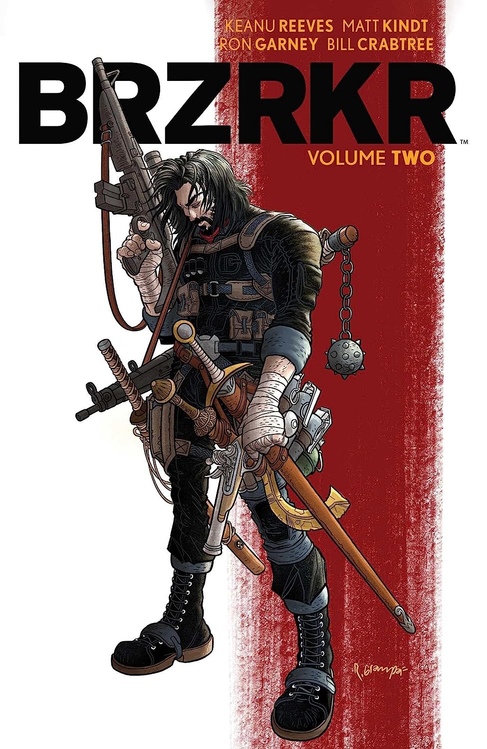 Matt Kindt, Ron Garney, Keanu Reeves: BRZRKR, Vol. 2 (GraphicNovel, 2022, Boom! Studios)