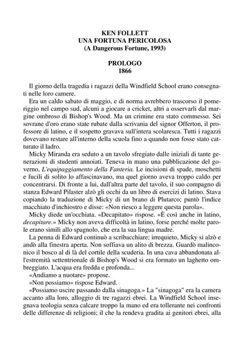 Ken Follett: Una Fortuna Pericolosa (1993, Mondadori Printing)