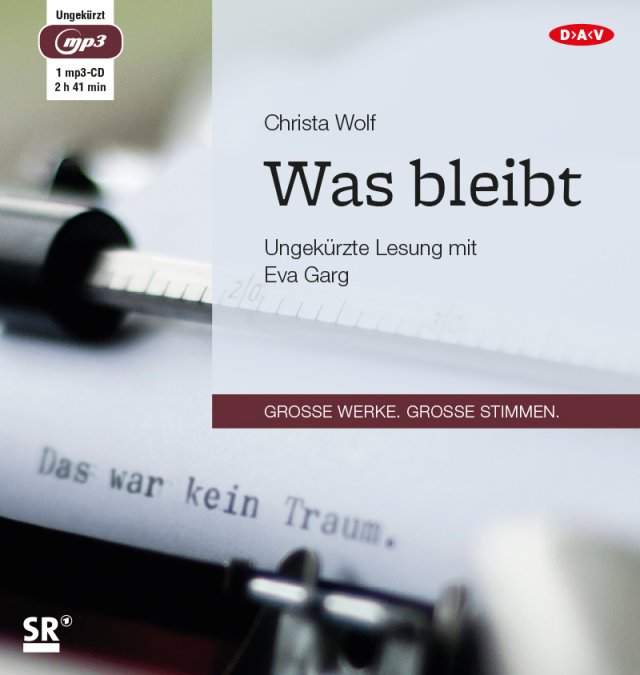 Christa Wolf: Was bleibt (AudiobookFormat, German language, 2016, DAV)