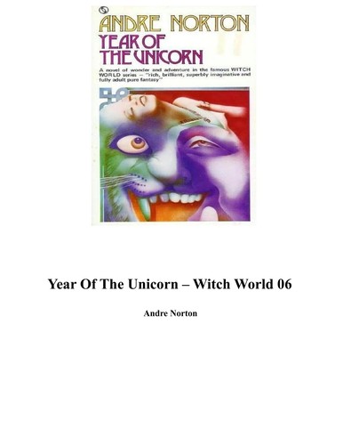 Andre Norton: Year of the Unicorn (Hardcover, 1977, Gregg Press)